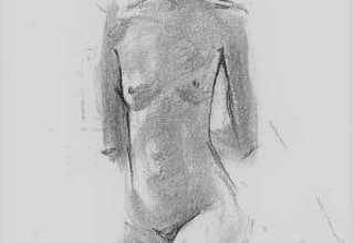 women pencil sketch | Breast Augmentation | Augmentation Mammoplasty
