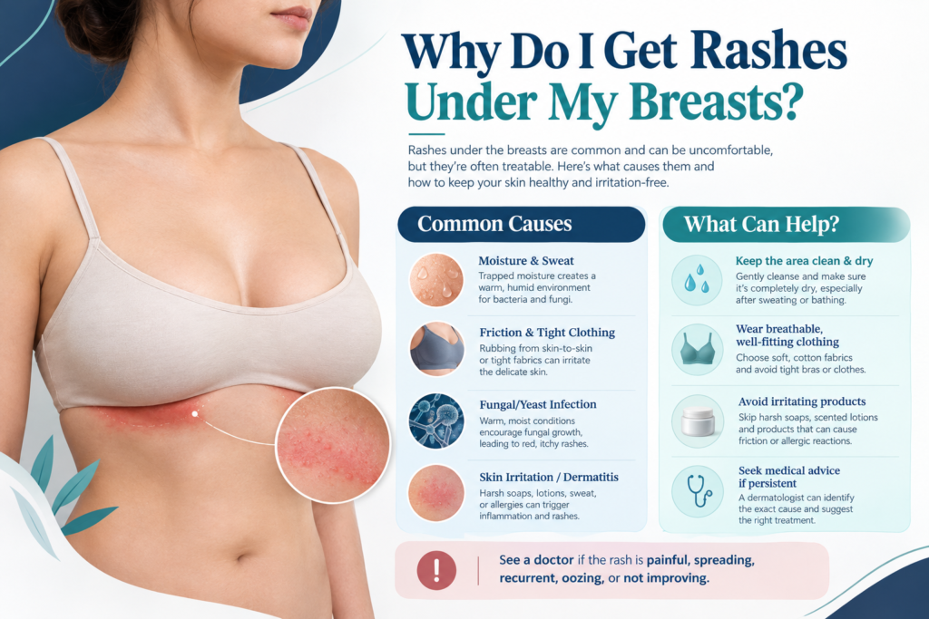 Why Do I Get Rashes Under My Breasts?
